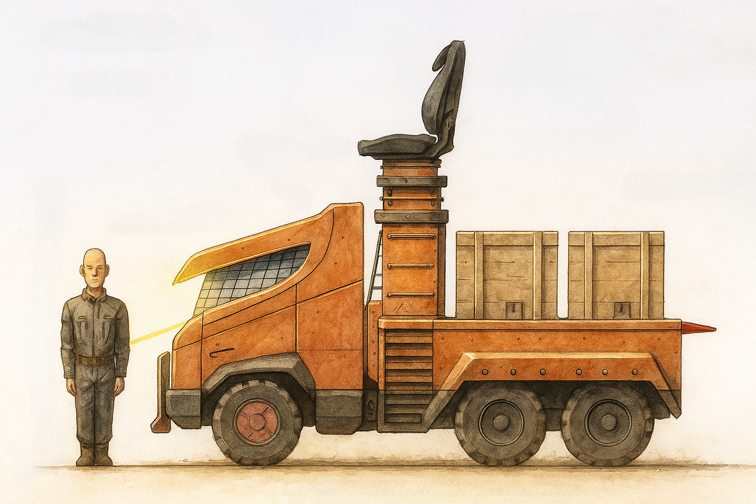 une image du véhicule Camelus de la Logistique