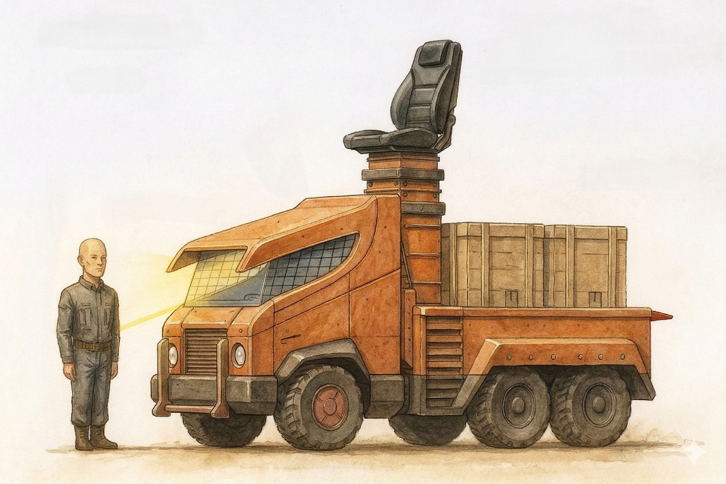 une image du véhicule Camelus de la Logistique