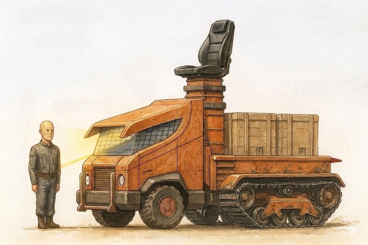une image du véhicule Camelus de la Logistique