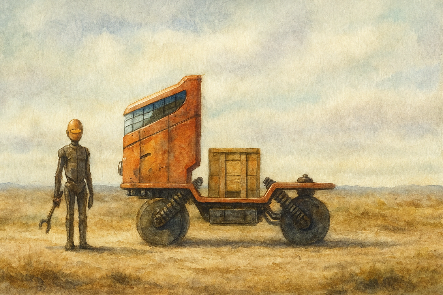 une image du véhicule Hermès de la Logistique